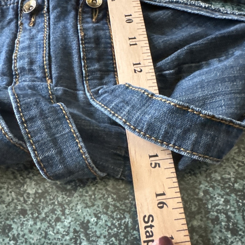 Apple Bottoms Denim Jumpsuit Womens Halter Strappy 13/14 Y2K VTG Hiphop - Picture 14 of 16